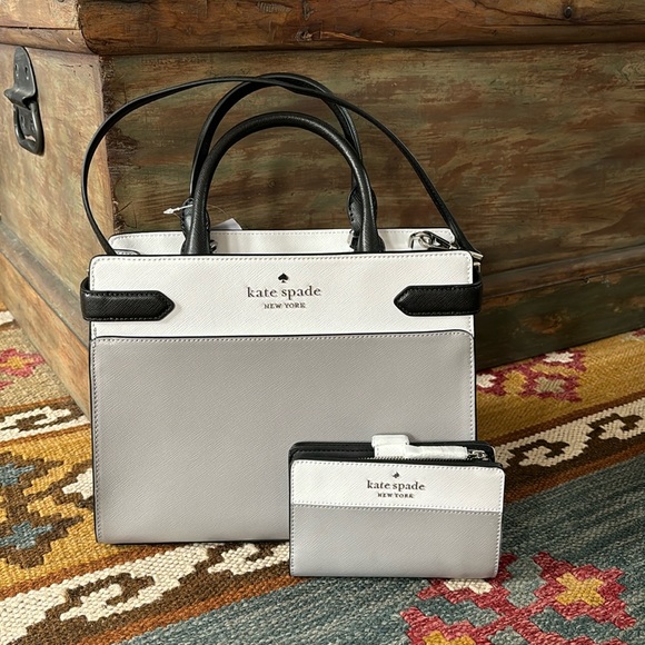 Kate Spade Staci Medium Satchel Bag Medium Bifold Wallet
